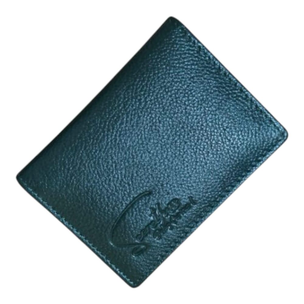 7142 Slim RFID Protected Leather Card Holder Wallet, 4 Card Slots, Bi-Fold